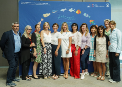 AXA Italia e Cuori in Azione, presentato il Manifesto del Mare dei Bambini