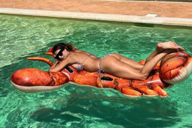 Georgina Rodriguez e Cristiano Ronaldo, vacanze bollenti in Sardegna. Le foto