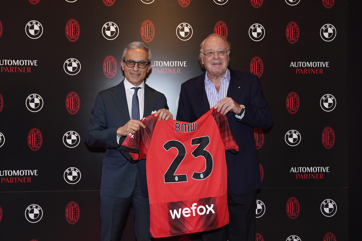 Bmw Italia rinnova la pertenrship con il Milan