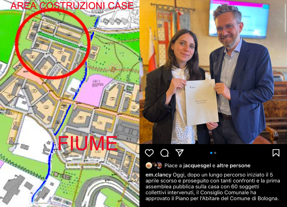 Galleria foto 'Bologna, il Comune costruisce case vicino a un fiume e nelle zone alluvionali' - foto 1