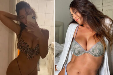 Eva Padlock, l’ombrellina della MotoGp sfoggia costumini bollenti in spiaggia