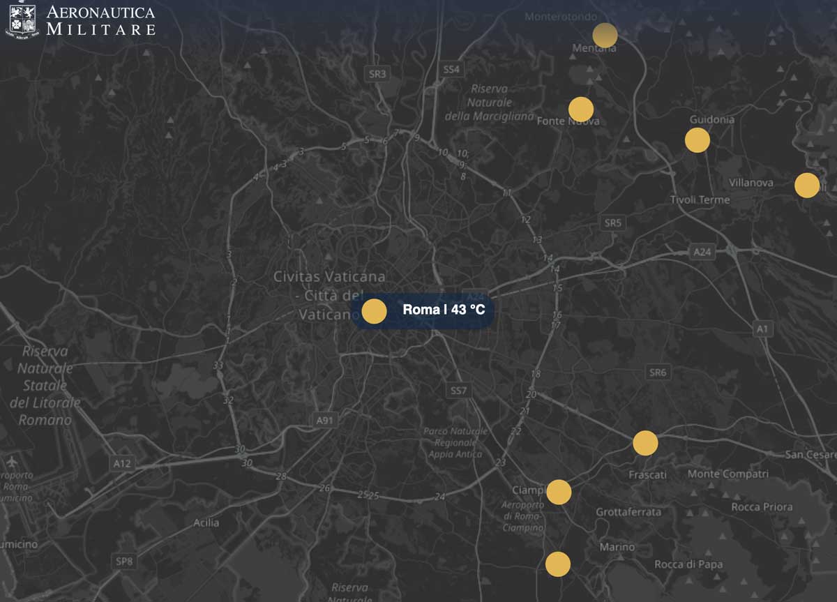 Meteo Roma 18 luglio: caldo da record +41 il termometro, percepita 42 gradi Meteo Roma 18 luglio: caldo da record +41 il termometro, percepita 42 gradi
