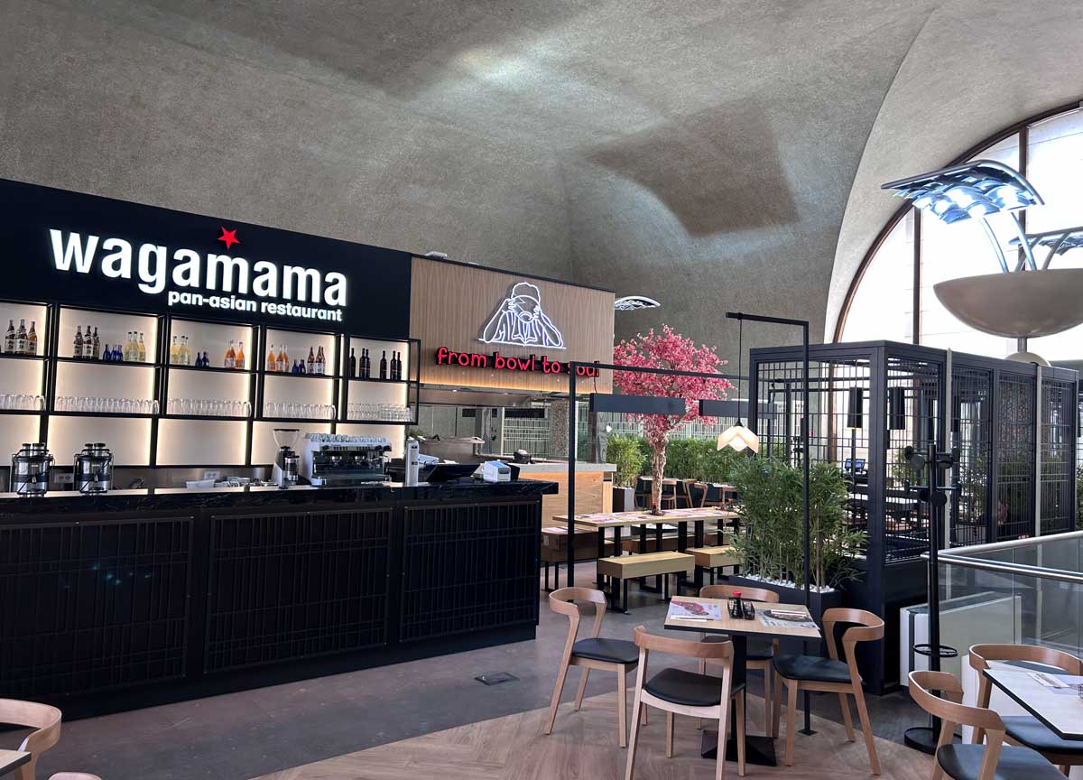 Un angolo di Giappone nella stazione Termini: arriva il ristorante wagamama Un angolo di Giappone nella stazione Termini: arriva il ristorante wagamama