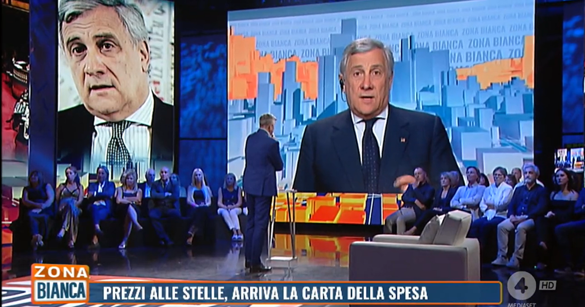 Ascolti tv, nemmeno Tajani fa volare Brindisi: Zona Bianca perde il 3% Ascolti tv, nemmeno Tajani fa volare Brindisi: Zona Bianca perde il 3%