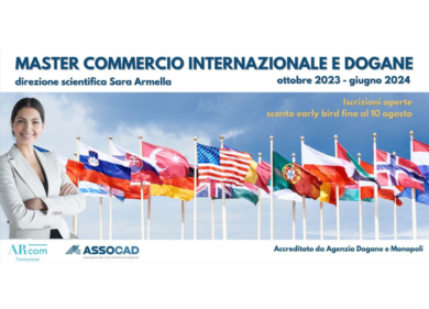 ARcom Formazione: presentato il IV Master Commercio Internazionale e Dogane
