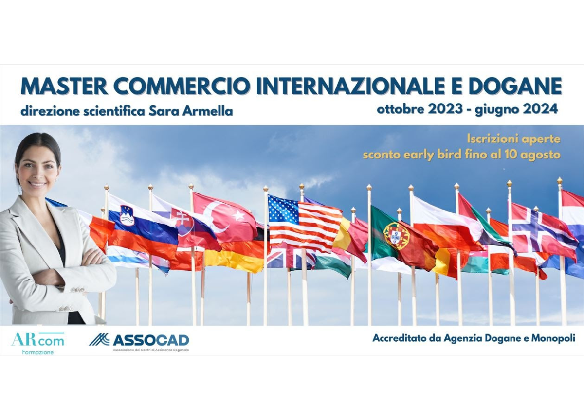 ARcom Formazione: presentato il IV Master Commercio Internazionale e Dogane ARcom Formazione: presentato il IV Master Commercio Internazionale e Dogane