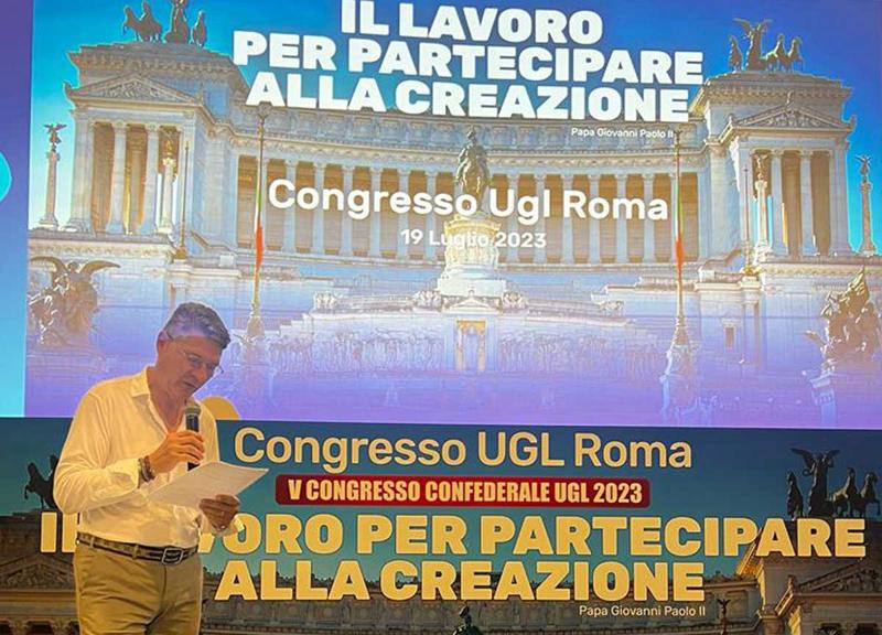 Congresso Ugl, Ermenegildo Rossi riconfermato segretario di Roma e Provincia