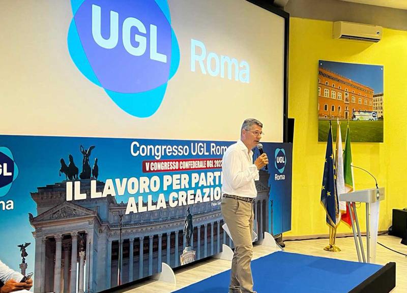 Congresso Ugl, Ermenegildo Rossi riconfermato segretario di Roma e Provincia
