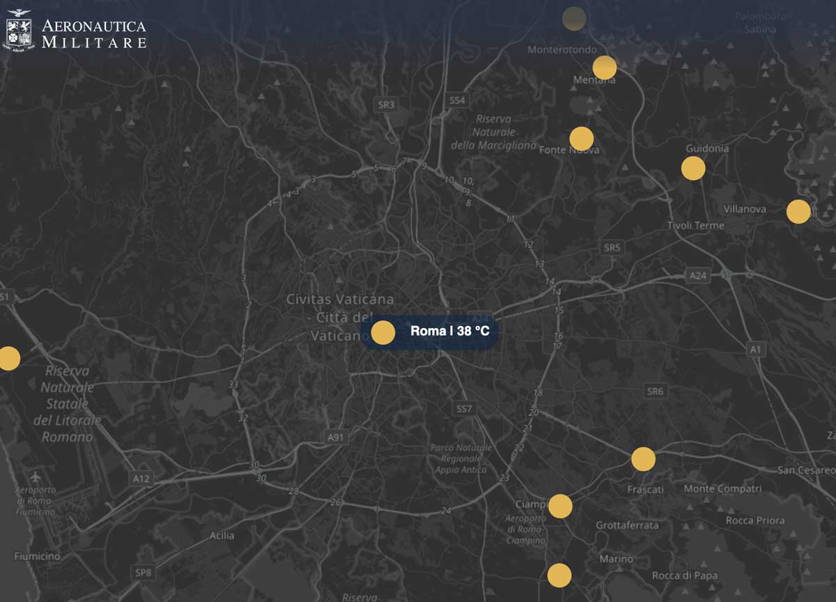 Meteo Roma 20 luglio: il caldo torrido regala uno sconto di pena: da +43 a +39 Meteo Roma 20 luglio: il caldo torrido regala uno sconto di pena: da +43 a +39