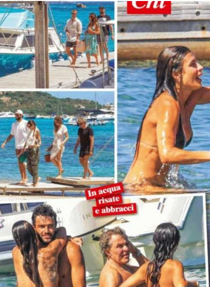 Melissa Satta e Canalis, vacanze in Sardegna. E voci di nozze con Berrettini