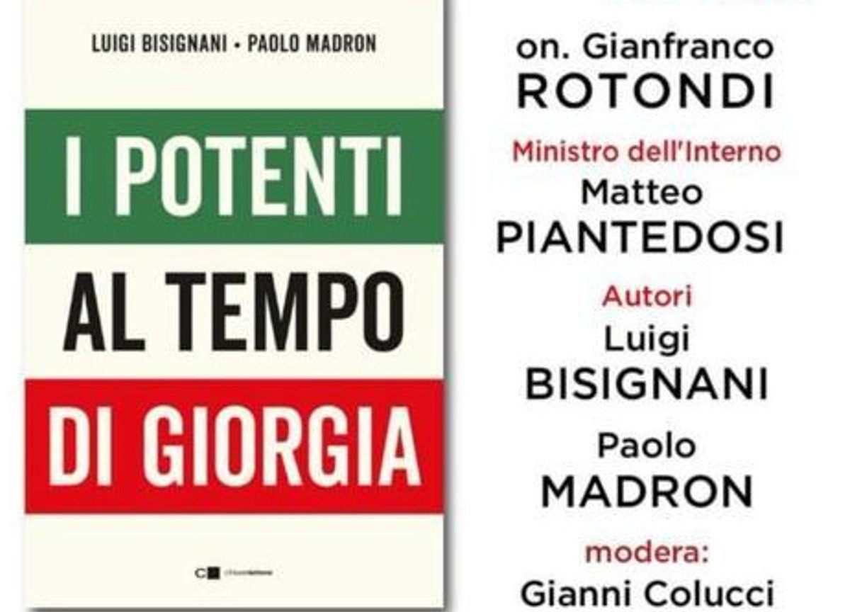 Galleria foto 'Piantedosi “diserta” la presentazione del libro di Bisignani-Madron' - foto 1