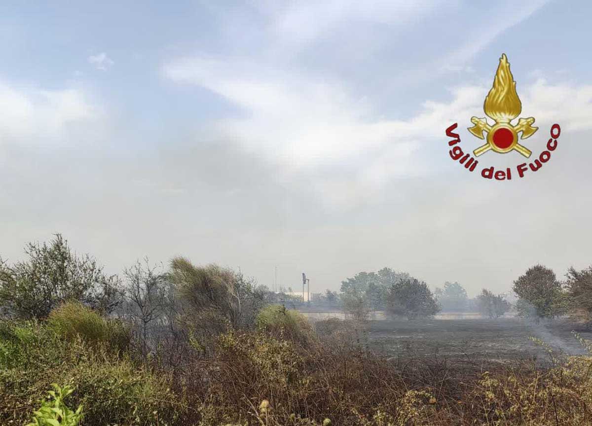 Dopo l’emergenza caldo il rischio incendi: rogo pauroso a Roma sulla Pontina