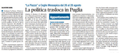La Piazza fa notizia su Libero. Perrino: “Tra gli ospiti anche Feltri e…”
