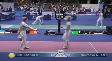 Scherma Mondiali, ucraina Kharlan squalificata per mancato saluto a russa. Addio Olimpiadi. Video