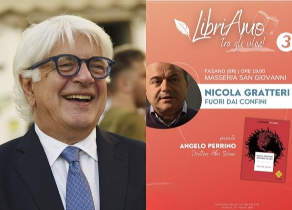 Perrino intervista il procuratore Gratteri sul libro “Fuori dai confini” Perrino intervista il procuratore Gratteri sul libro “Fuori dai confini”
