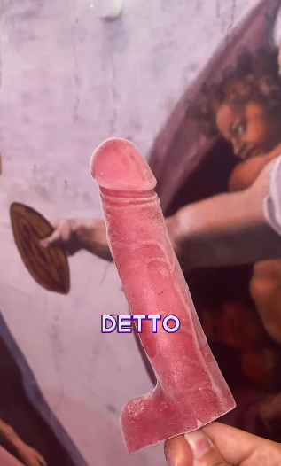 Mr Dick arroventa l’estate in Riviera: bufera sul ghiacciolo a forma di pene