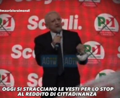 Rdc, da Zingaretti a De Luca: oggi si strappano le vesti, prima lo criticavano