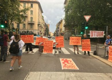 Ciclisti milanesi in piazza: “Basta morti sulle strade”