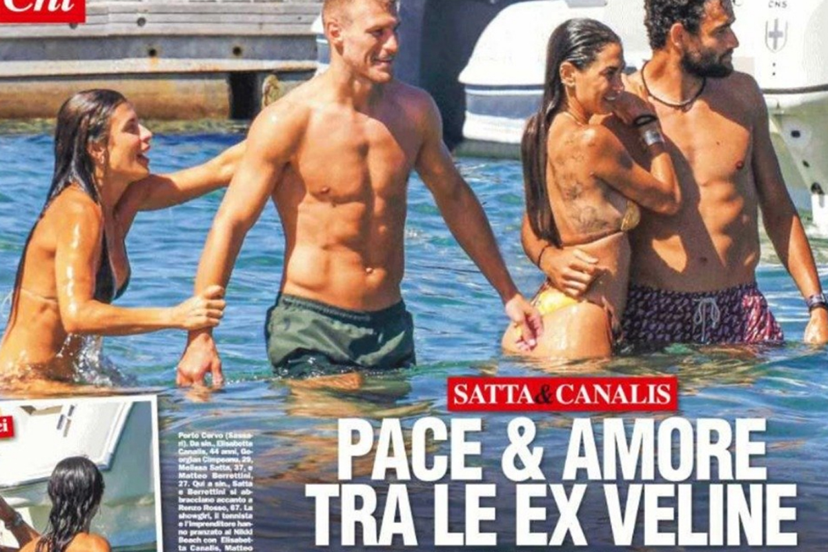 Melissa Satta e Berrettini, Costa Smeralda caliente. E Matteo vola a Toronto Melissa Satta e Berrettini, Costa Smeralda caliente. E Matteo vola a Toronto