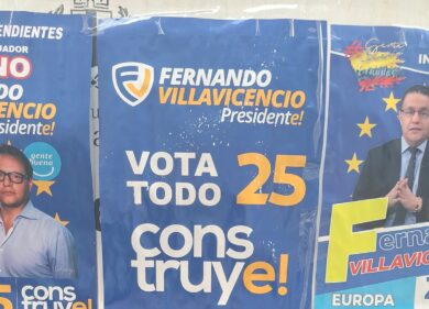 Anche a Milano i manifesti di Villavicencio: il candidato ucciso in un agguato