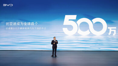 BYD: prodotti 5 milioni di veicoli a nuova energia (NEV)