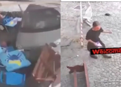 Piemonte, entra nel bar con l’auto e travolge il barista: “Sei vaccinato”