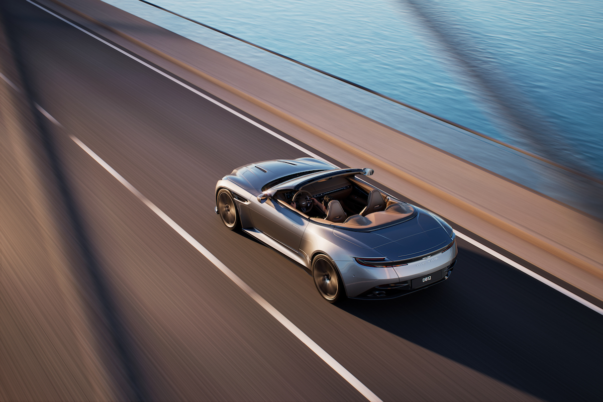 Alla Monterey Car Week  Aston Martin svela la nuova DB12 Volante