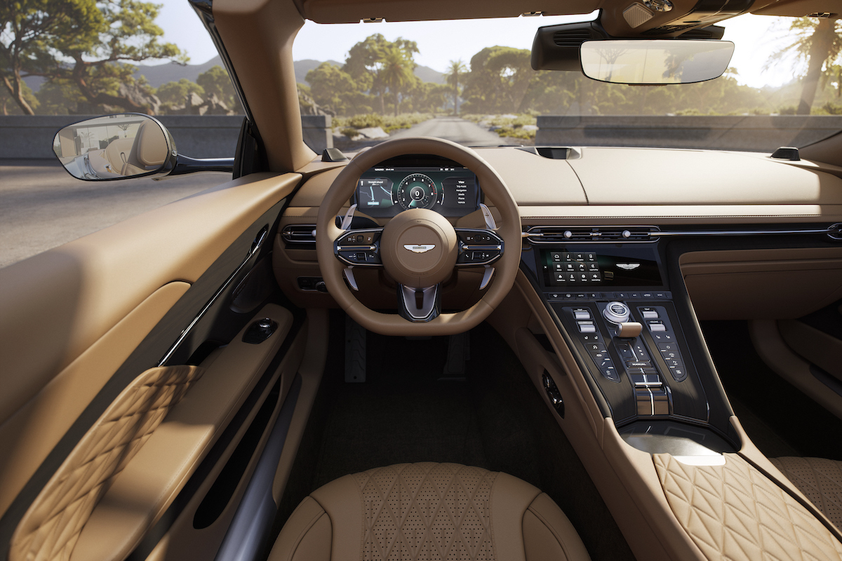 Alla Monterey Car Week  Aston Martin svela la nuova DB12 Volante
