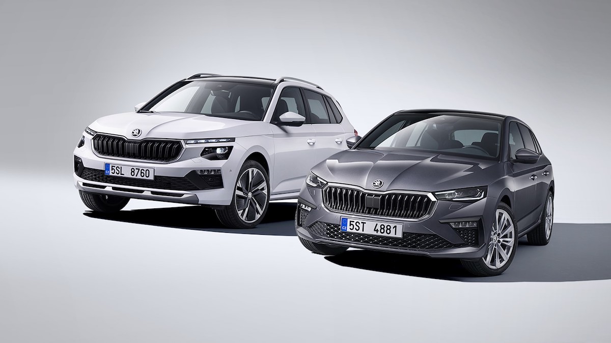Skoda rinnova la berlina compatta Scala e il City SUV Kamiq