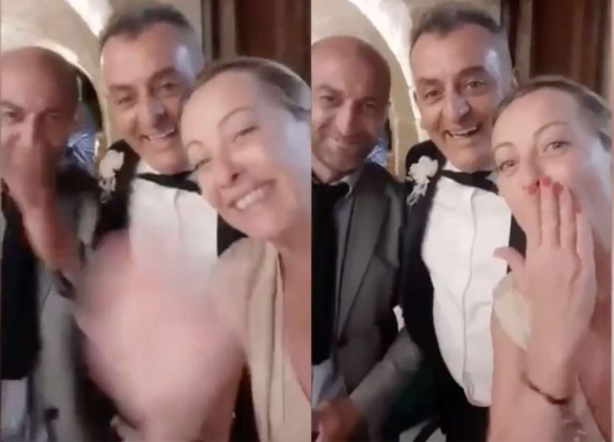 Meloni anche “wedding planner”. Apre le porte della masseria. Video Meloni anche “wedding planner”. Apre le porte della masseria. Video