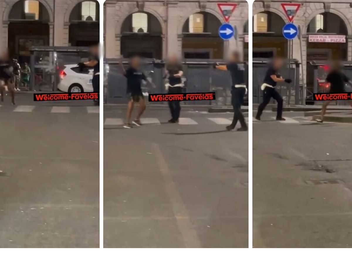 Roma, armato di bottiglia aggredisce i vigili e loro gli puntano la pistola