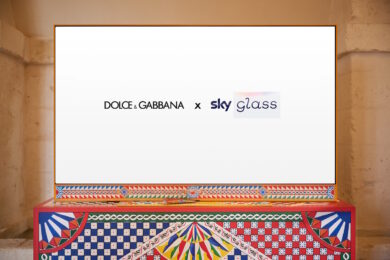 Sky, con Dolce & Gabbana per l’edizione limitata di Sky Glass
