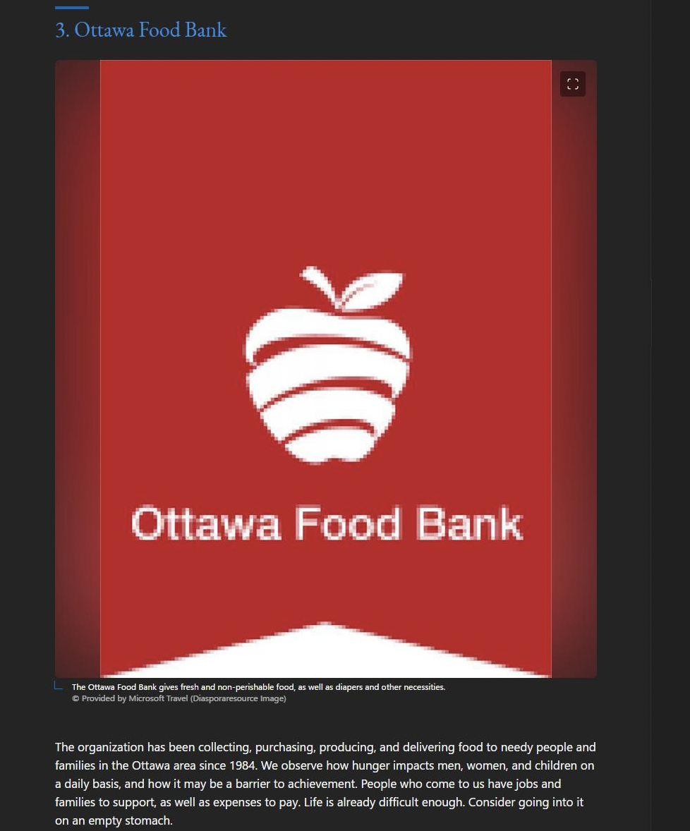 Ottawa banco alimentare Schermata 2023 08 24 alle 15.18.59