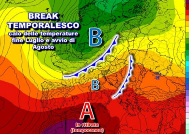 Meteo, crollano le temperature. Forti temporali in arrivo, è allarme