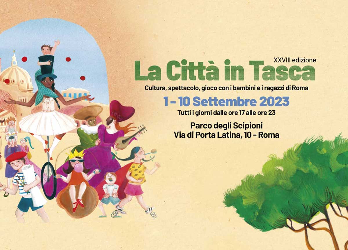 Torna a Roma “La città in tasca”: spettacoli, musica. e cultura per i piccoli Torna a Roma “La città in tasca”: spettacoli, musica. e cultura per i piccoli