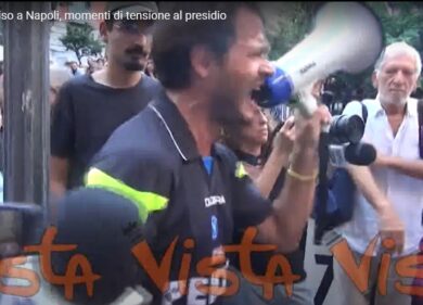 Napoli, tensioni al presidio per il musicista ucciso