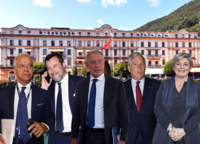 Cernobbio, passerella per Lega-FI: assente il cerchio magico della Meloni