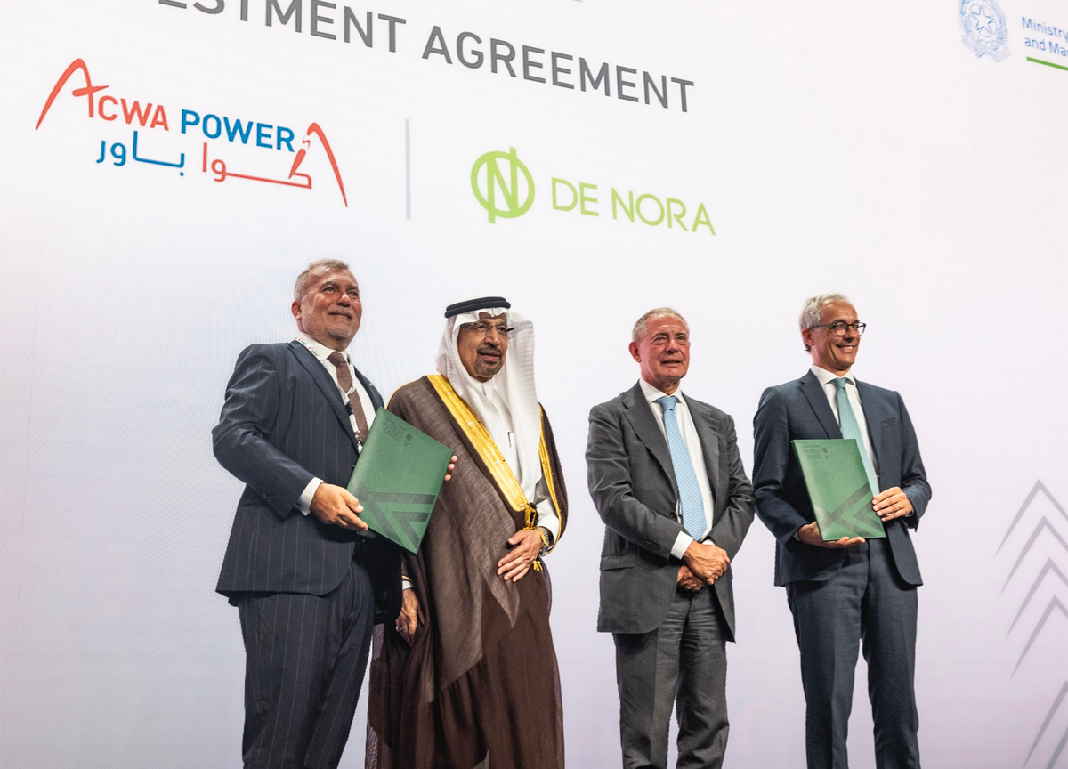 De Nora e ACWA Power: MOU per accelerare desalinizzazione in Arabia Saudita De Nora e ACWA Power: MOU per accelerare desalinizzazione in Arabia Saudita