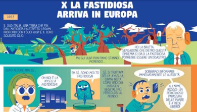 Xylella Fastidiosa, il batterio che ha decimato gli olivi diventa un fumetto