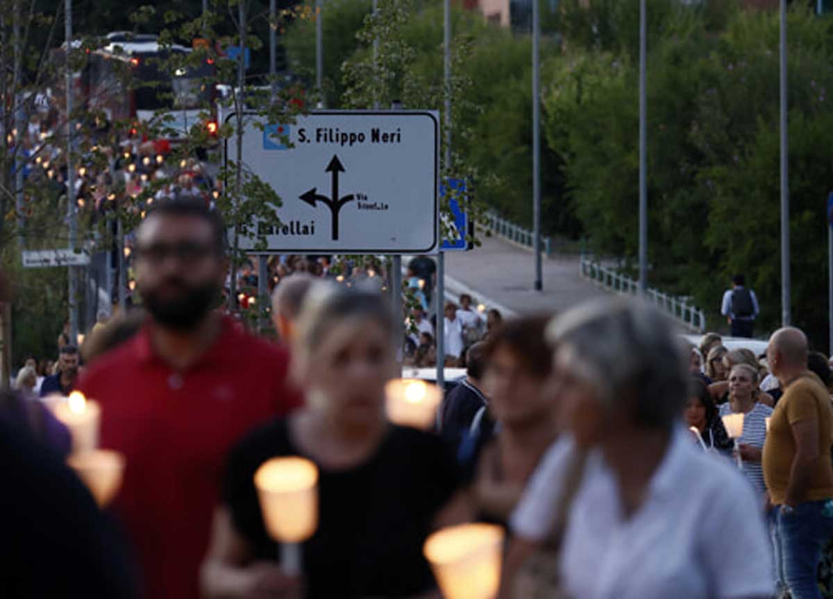 Omicidio dell’infermiera a Roma, la Regione alla fiaccolata per la Nappini