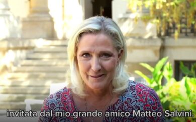 Le Pen a Pontida con la Lega: “Cari amici ci vediamo il 17 settembre”- VIDEO