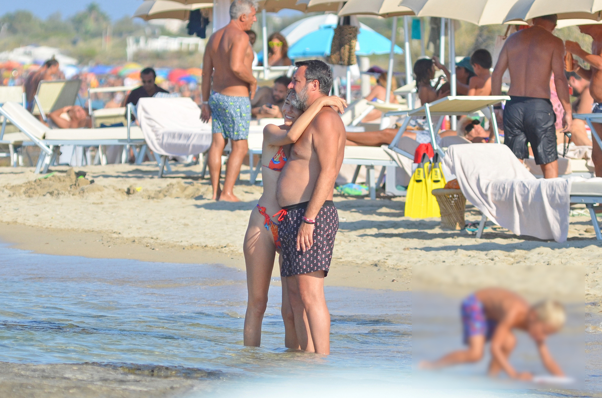 Salvini, spuntano le foto delle vacanze con Francesca Verdini