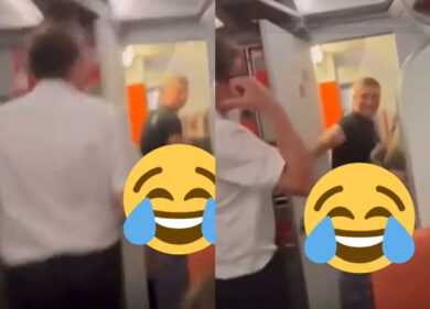 Sesso ad alta quota: lo steward apre la porta del bagno e becca una coppia scatenata