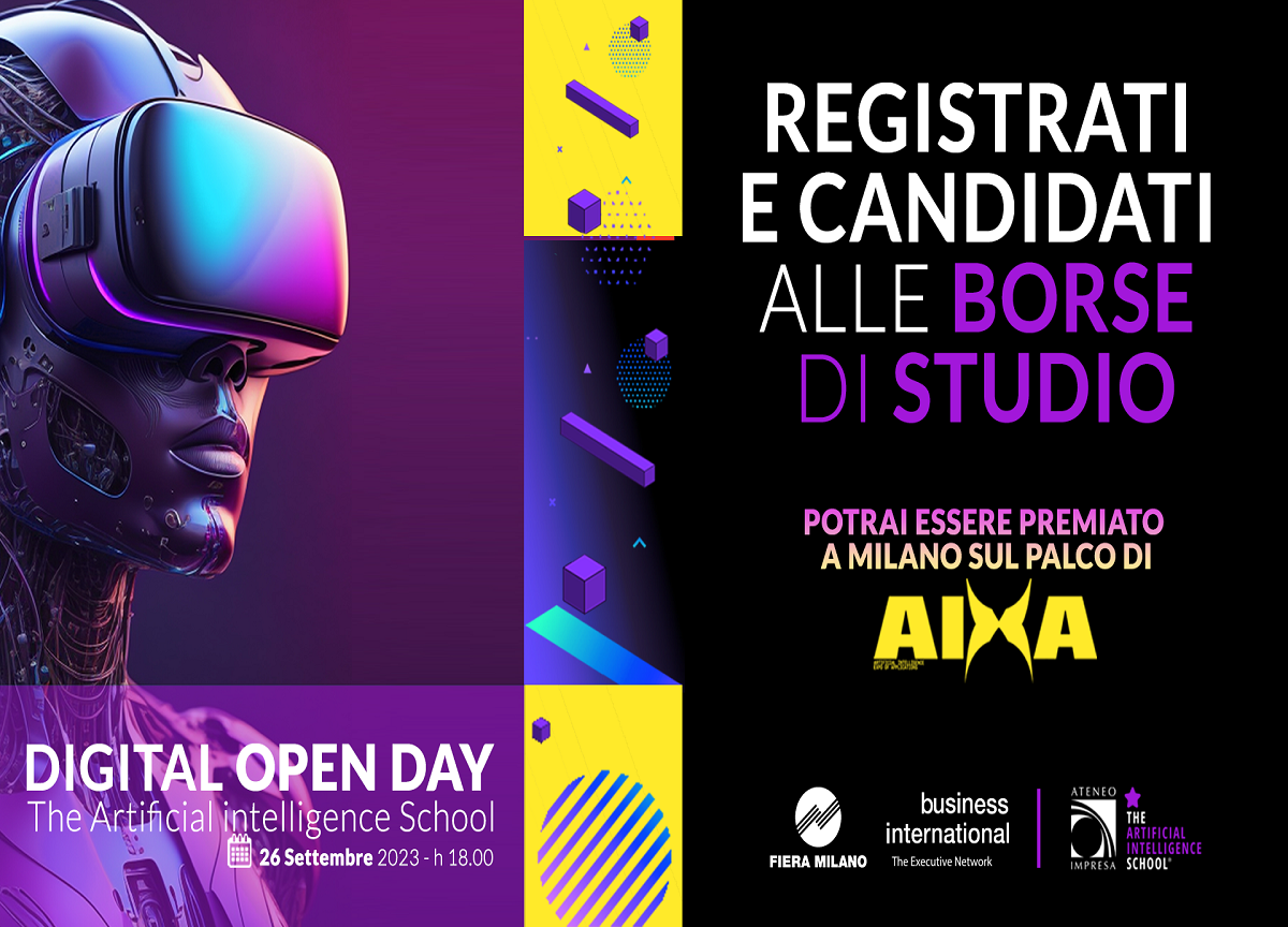 Aixa 2023: tre borse di studio per diventare gli AI Manager del futuro Aixa 2023: tre borse di studio per diventare gli AI Manager del futuro