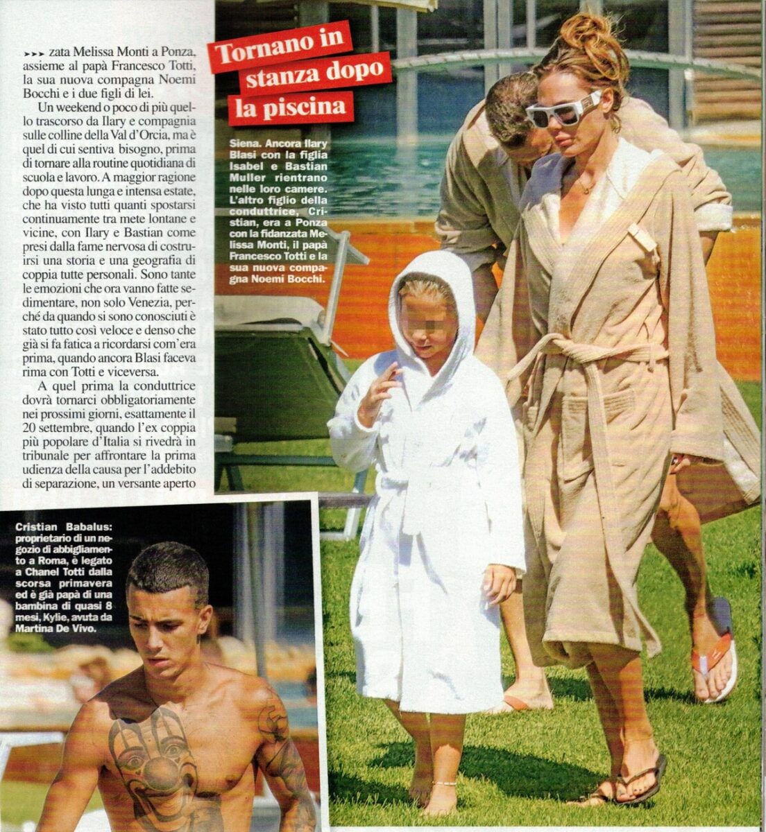 Ilary Blasi alla spa di lusso con Bastian: prove di famiglia allargata- FOTO Ilary Blasi alla spa di lusso con Bastian: prove di famiglia allargata- FOTO