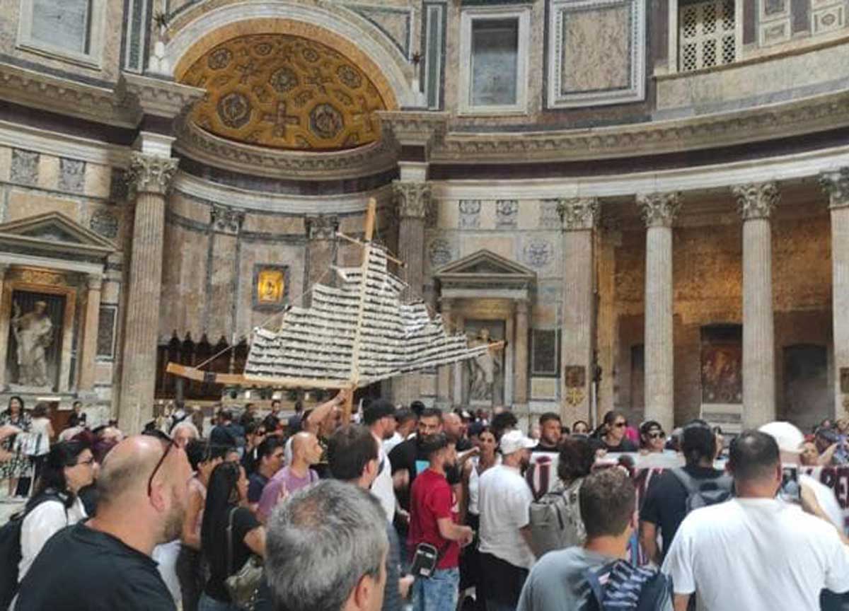 Protesta al Pantheon, ira della Santa Sede: “Violati i Patti Lateranensi” Protesta al Pantheon, ira della Santa Sede: “Violati i Patti Lateranensi”