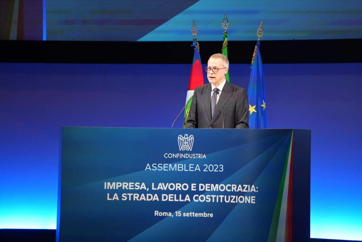 Galleria foto 'Confindustria, all’assemblea Mattarella, Meloni e i big dell’economia' - foto 1