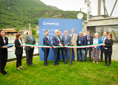Edison: inaugurata a Quassolo la nuova centrale idroelettrica