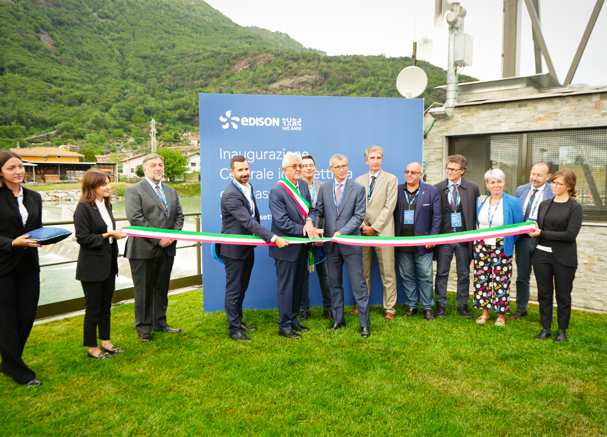 Edison: inaugurata a Quassolo la nuova centrale idroelettrica Edison: inaugurata a Quassolo la nuova centrale idroelettrica