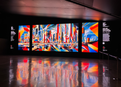 SEA, a Malpensa l’opera digitale “Milano Fabbrica Di Futuro” di Mauro Martino